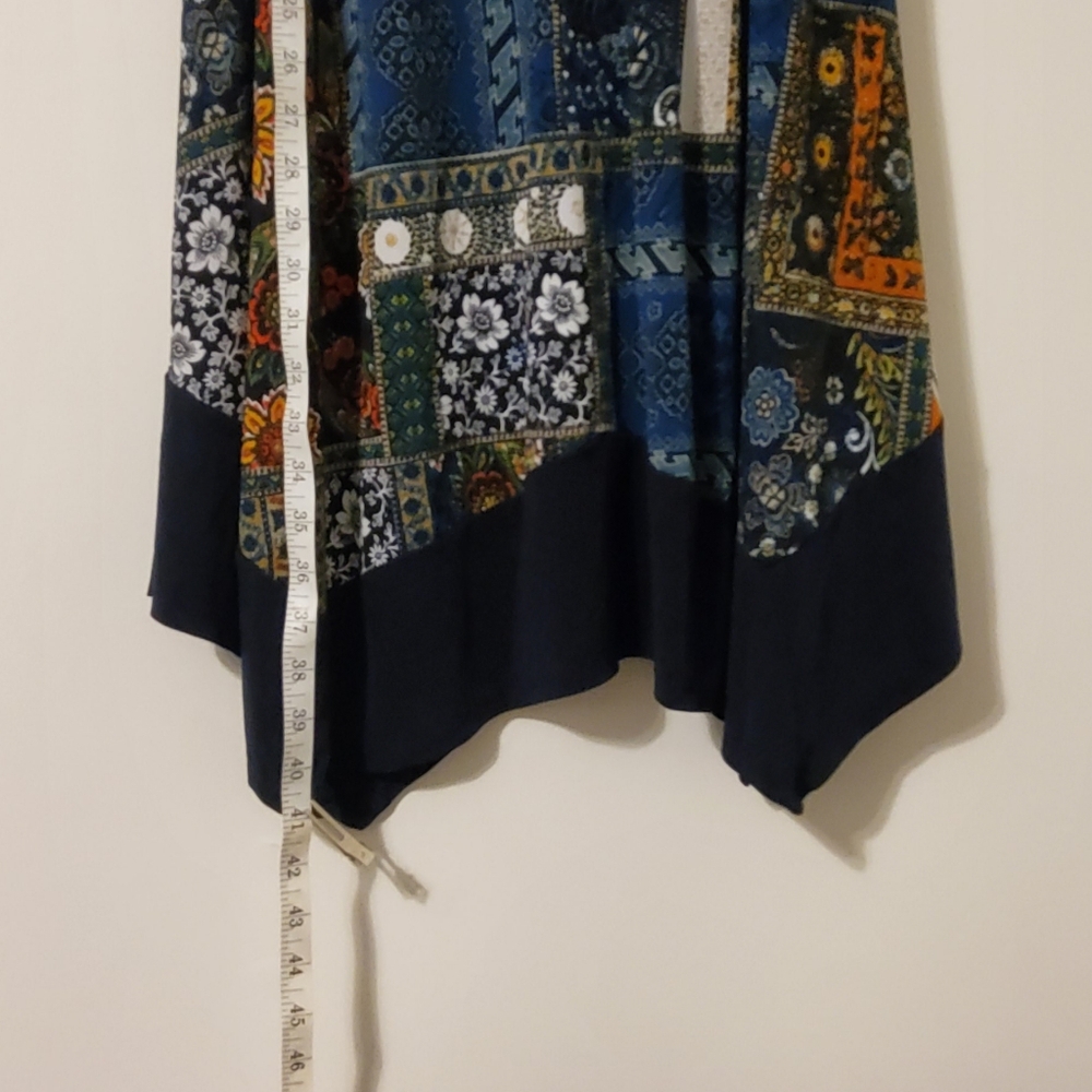 Enfocus Studio Multi Colored Halter Asymmetrical … - image 3